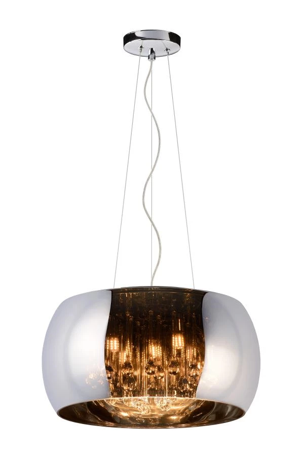 Lucide PEARL - Pendant light - Ø 50 cm - 6xG9 - Chrome - detail 1